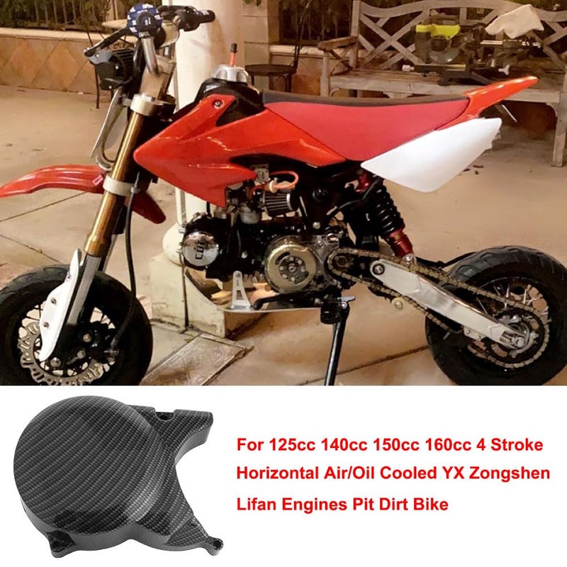 Cylemoto Engine Cover Left Stator Cover Guard for 110cc 125cc 140cc 150cc 160cc 4-Stroke Air/Oil Cooled Engine Pit Dirt Bike Lifan Lucky MX Thumpstar DHZ SSR - Image 4